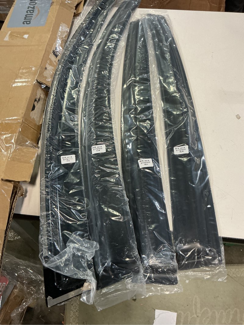 Condition photo showing Good Condition for Window Visors Rain Guards Deflectors - 4-Pack Side Window Deflector Vent Shade for Car Windows Tape-On Outside Mount Acrylic Sun Rain Guard Replacement for Sienna 2004-2009