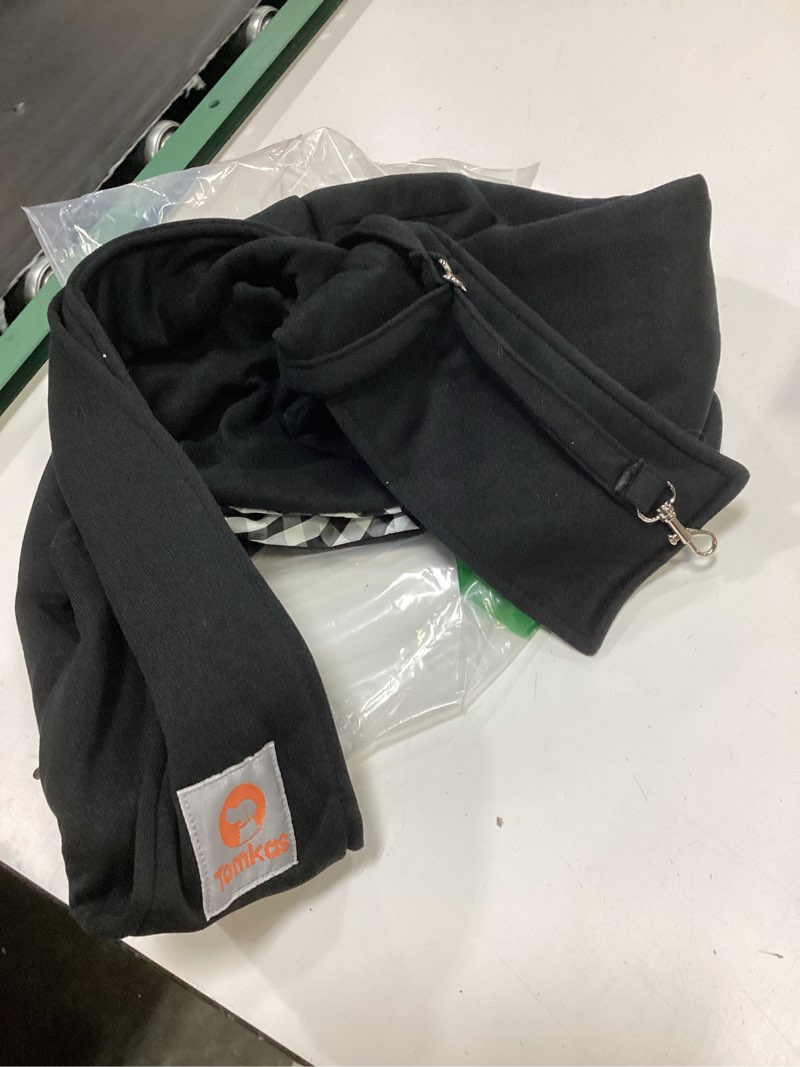 Condition photo showing Good Condition for tomkas small dog cat sling carrier puppy purse travel wrap soft crossbody pet bag (black, m - zip pocket & adjust strap)