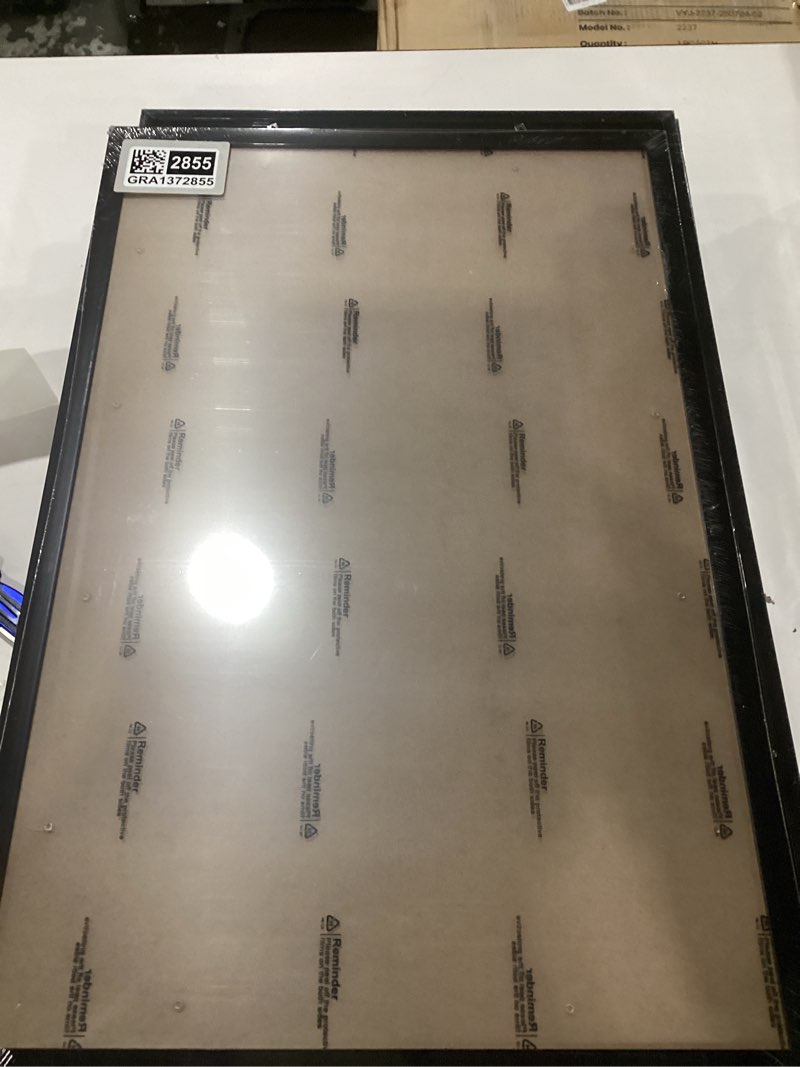 Condition photo showing New/Like New for 15x23 Picture Frame, Black Frame for 15 x 23 Inch Picture Poster Photo, Light Weight and High Transparent 15 by 23 Frame for Wall - 1 Pack/Black/15 x23 1 15x23