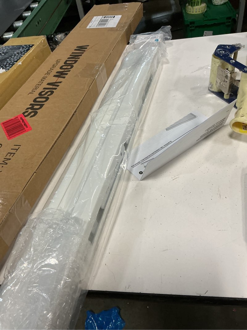 Condition photo showing Good Condition for LazBlinds No Tools No Drill Cordless Cellular Shades, Blackout Light Blocking Honeycomb Shades for Home, Thermal Insulation Blinds for Windows, 22" W x 36" H, White Blackout-white 22" W x 36" H