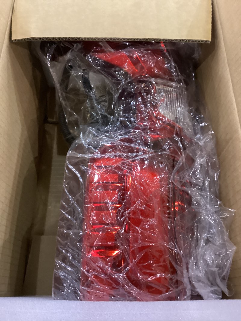 JFN Tail Lights Taillights Assembly for 2019-2024 Chevy Silverado 1500 2500HD 3500HD, Red Rear Brake