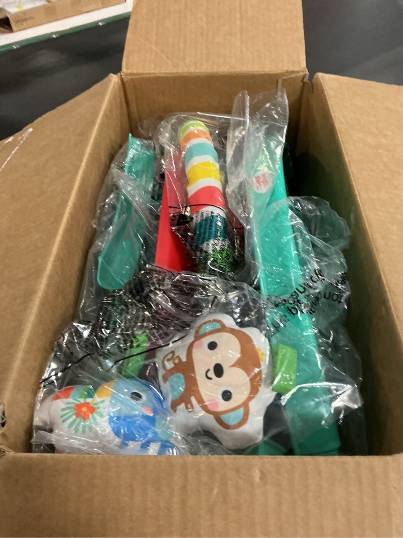 Condition photo showing Good Condition for Bright Starts 3-in-1 SuperSeat Playful Paradise, Baby Activity Seat with Toys, Snacking Tray, Booster Seat, BPA Free Tray, Unisex, 6 Months +