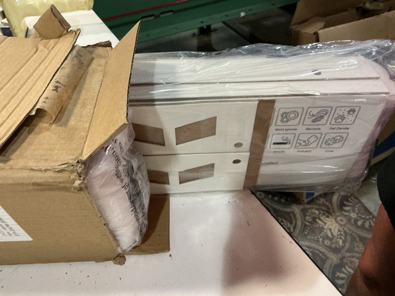 Condition photo showing New/Like New for derblue 2pcs 20x25x5 merv 13 furnace filter replacement compatible with lennox x6673 hcf20 pleated hvac,foldable design for easy installation & space-saving (actual size: 19.75 x 24.75 x 4.38 in) 20*25*5-2pack