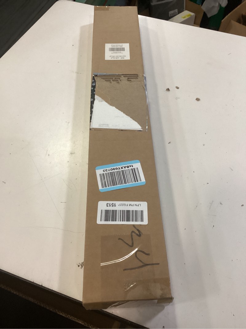 Condition photo showing New/Like New for lazblinds no tools no drill cordless cellular shades, blackout light blocking honeycomb shades for home, thermal insulation blinds for windows, 27" w x 48" h, white blackout-white 27" w x 48" h