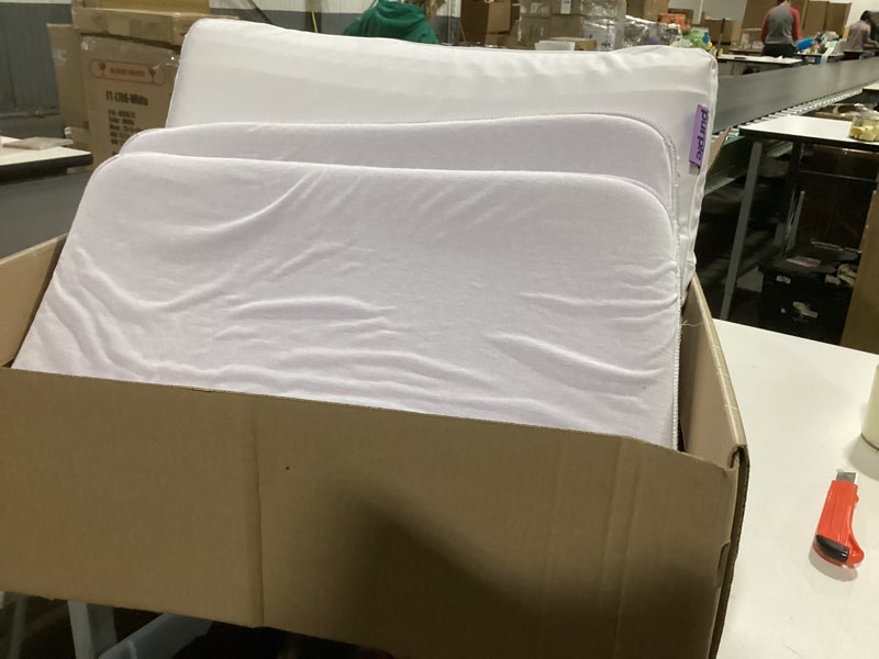 Condition photo showing As Is for Purple DreamLayer Pillow - Standard Size, Multi-Layered GelFlex Grid & MicroAir Foam for Support & Pressure Relief - Customizable Height with Removable Foam Booster Layers