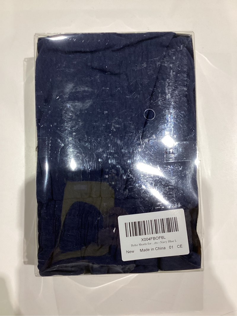 Condition photo showing New/Like New for Bubble Skirt for Women Boho High Waisted Ruffled Cute Casual Dressy Mini Summer Going Out Bloomer Skater Outfit Large Al Navy Blue