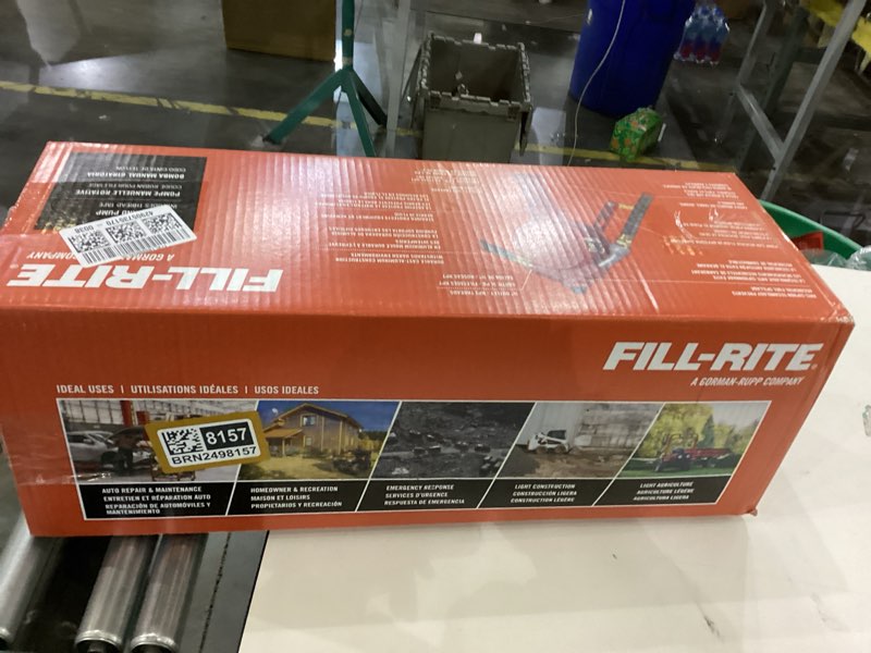 Condition photo showing As Is for TOPWAY Manual Gasoline Fuel Pump, 10GPM Self-priming Oil Transfer Pump Kit With Particulate Filter, Fuel Nozzle, Discharge Hose & Suction Pipe for Gasoline Diesel Biodiesel Kerosene & More 12V 10GPM KIT + FILTER