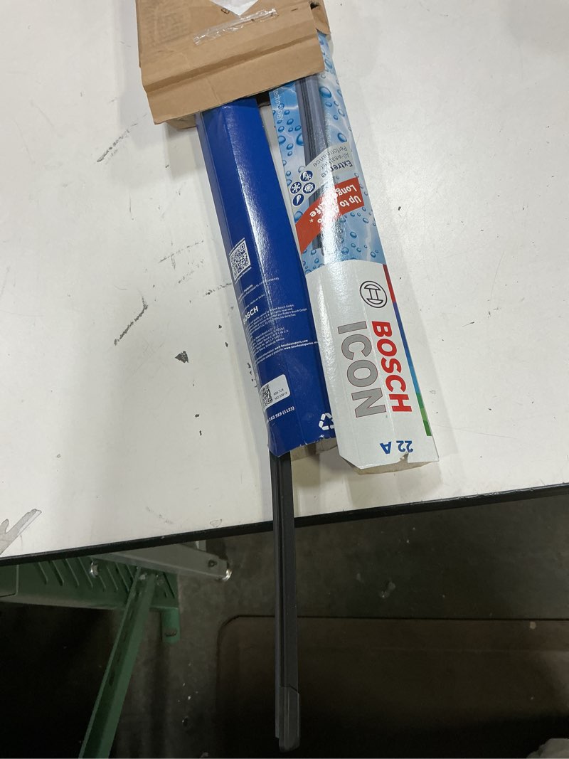 Condition photo showing Good Condition for bosch 26a22a icon beam wiper blades - driver and passenger side - set of 2 blades (26a & 22a) front (26a & 22a) icon combo pack (front)