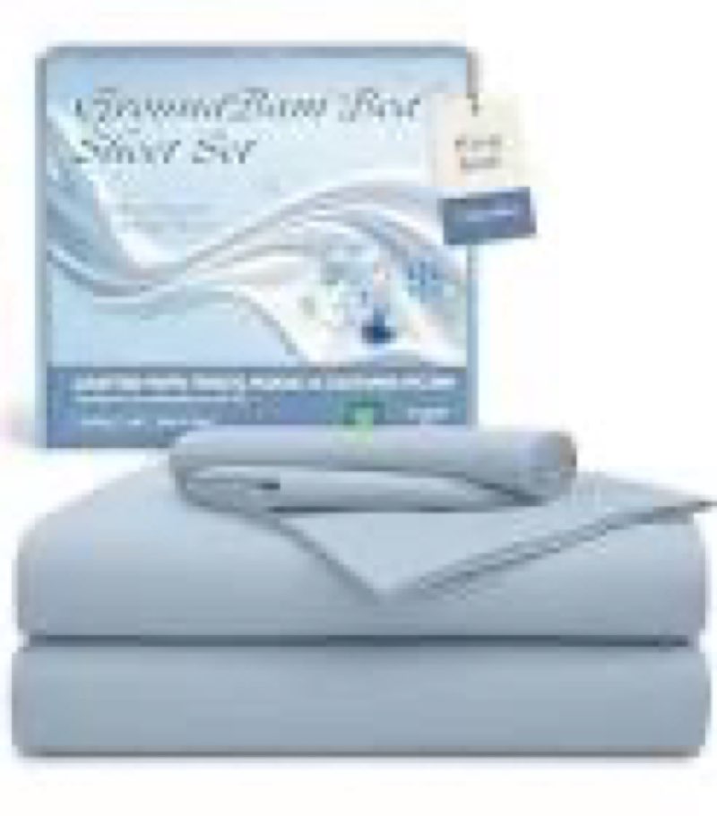 silver infused bed sheets set, cooling tencel sheet with self-cleaning technology for 3x freshness s
