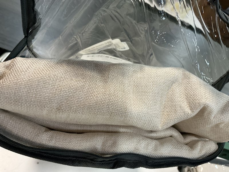 Condition photo showing New/Like New for linen textured total blackout curtains for bedroom 96 inches long, cream | 100% blackout shield, back tab/rod pocket living room drapes, thermal insulated blackout curtains 2 panels set, 50"w x 96"l alba | cream 50"w x 96"l (pack of 2)