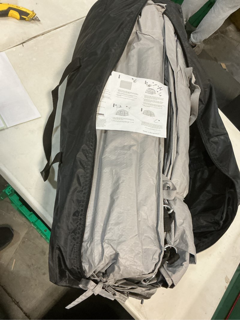 Condition photo showing Good Condition for unp tents 6 person waterproof windproof easy setup,double layer family camping tent with 1 mesh door & 5 large mesh windows -10'x9'x78in(h) gray 6 person