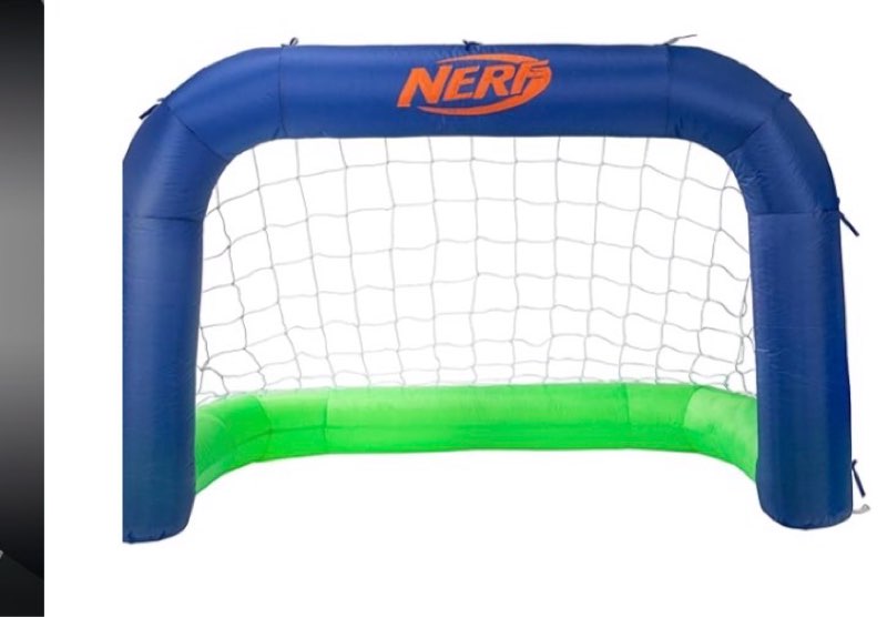  No featured offers available Learn more  Delivering to Florence 41042 - Update location See All Buying Options Add to List                       Nerf NERF AirGoal Inflatable Soccer Goal Set - Instant Blow Up Youth Goal + Foam Soccer Ball - Plug in Inflation in 10 Seconds - Kids Net Toy for Kids + 5&#34; Inch Mini Ball Click to see full view Nerf NERF AirGoal Inflatable Soccer Goal Set - Instant Blow Up Youth Goal + Foam Soccer Ball - Plug in Inflation in 10 Seconds - Kids Net Toy for Kids + 5\" Inch Mini Ball(similar)