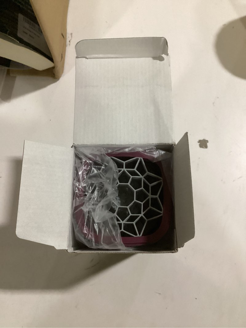 Condition photo showing Good Condition for BOLD’N’TRUE BEAUTY Electric Makeup Brush Cleaner Set – Automatic USB-C Deep Cleaning Machine with Rubber Pad, Plug & Gift Bag | Portable Makeup Brush Washer, Perfect Beauty Gift for Her Bordeux / Transparent