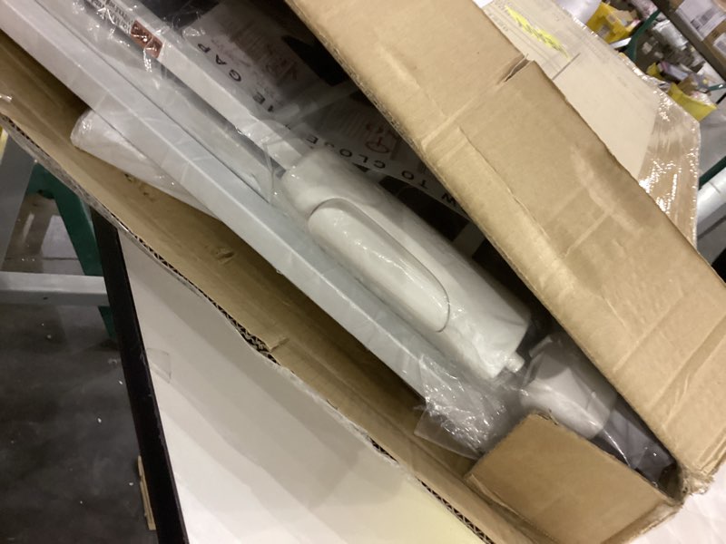 Condition photo showing New/Like New for WAOWAO Baby Gate 85.83-95.25" Extra Wide Pressure Mounted Walk Through Swing Auto Close Safety White Metal Toddler Kids Child Dog Pet Puppy for Stairs,Doorways,Kitchen White 85.83-95.28"/218-242cm
