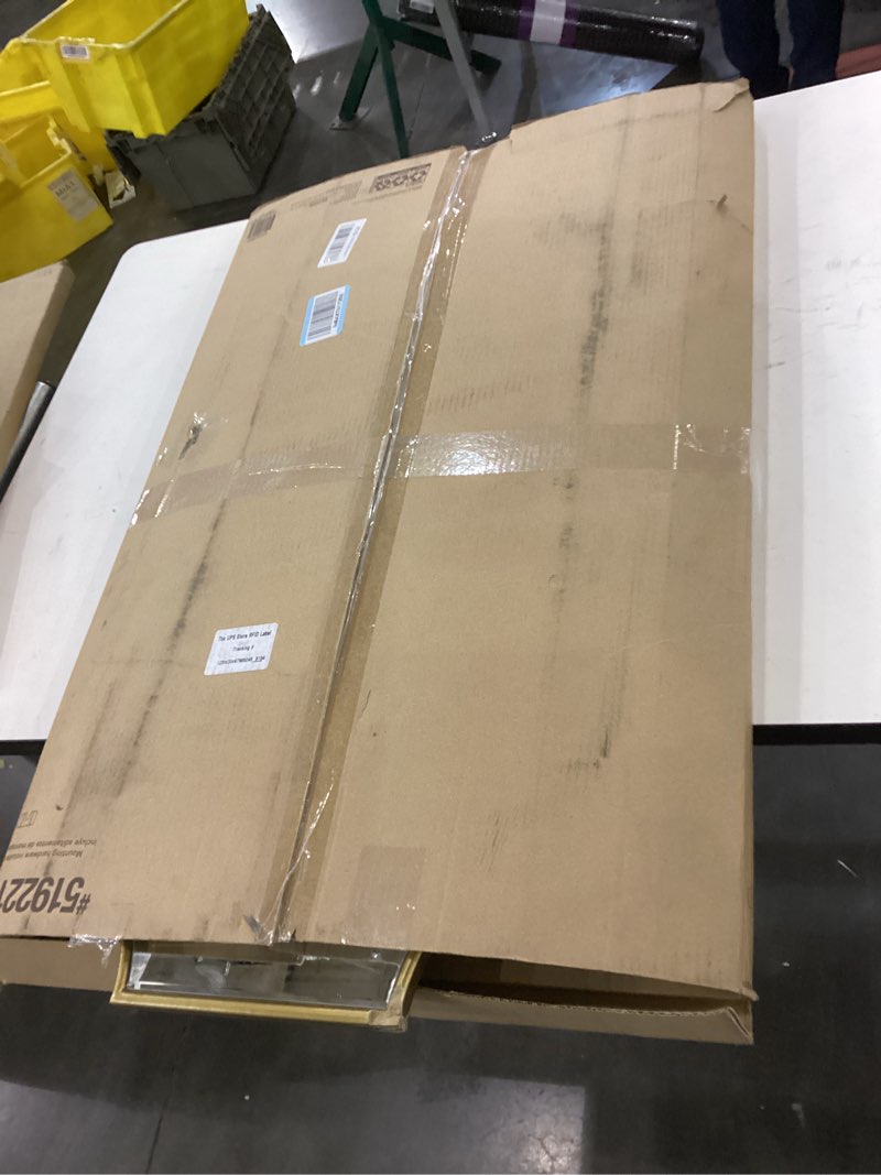 Condition photo showing As Is for Framed Wall Mirror