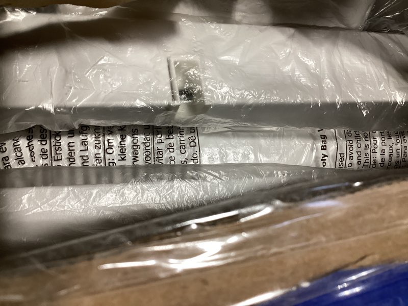 Condition photo showing As Is for 6 Inch White Low Profile Twin Bed Frames, Low Twin Bed Frame No Box Spring Needed with Mattress Stoppers, DIY Headboard, Heavy Duty Beds Support 3000 LBS, Rounded Legs, Easy Assembly, Noiseless Twin 6 Inch