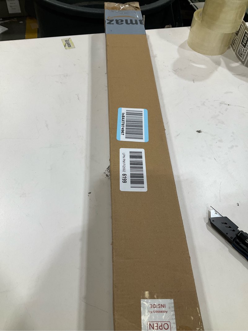 Condition photo showing Good Condition for Joydeco No Tools No Drill Cordless Cellular Shades, Light Filtering Honeycomb Blinds for Indoor Windows, Thermal Insulating & Noise Reducing (Beige, 28" W x 64" H) Light Filtering - Beige 28"W x 64"H