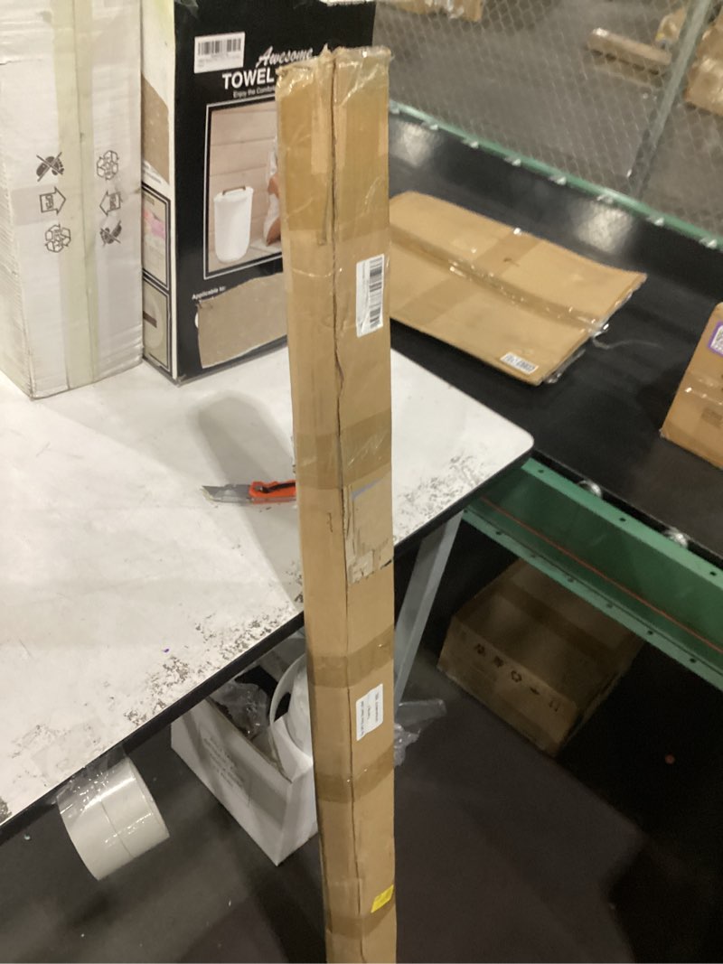 Condition photo showing New/Like New for 7 pack 4.7 ft x 5/8 inch iron stair balusters round horizontal bar baluster, matte black hollow stair baluster for indoor staircase