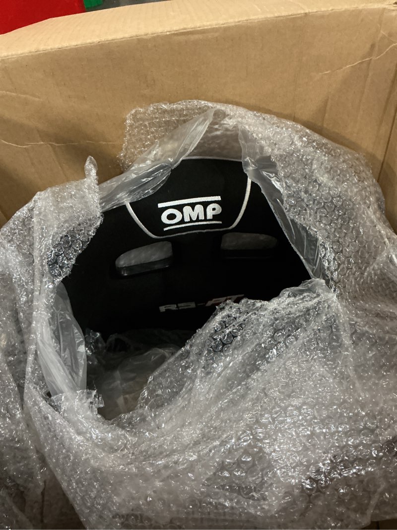 Condition photo showing As Is for omp (ha/762e/n rs-pt2 racing seat, black