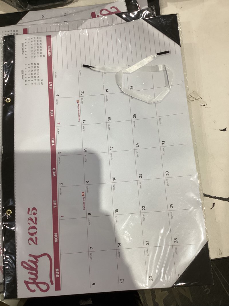 Condition photo showing New/Like New for Desk Calendar 2026 , JXAVO Wall Calendar 2025-2026 Large Size 17" X 12" Covers July 2025 - December 2026, Pink Cute Desktop Monthly Calendar for Home Classroom School or Teacher Gifts & Office Supplies