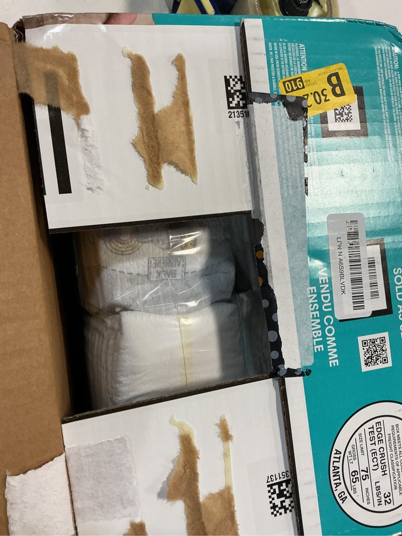 Condition photo showing New/Like New for pampers swaddlers diapers, size 0 (up to 10 lbs), 84 count, absorbent, keeps baby dry and comfortable, skin safe disposable baby diaper (packaging may vary) newborn 84