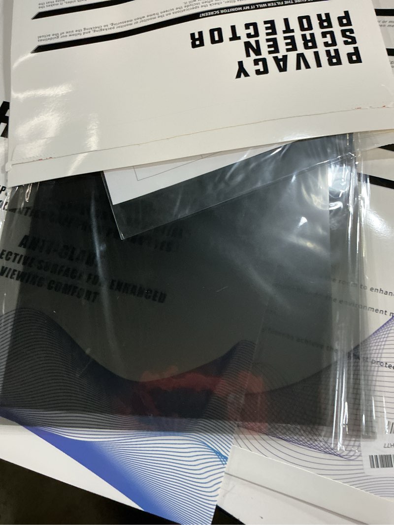 Condition photo showing New/Like New for 21.5 inch privacy screen for monitor with 16:9 widescreen monitor blue light screen protector - anti-glare - anti-scratch protector film for data confidentiality privacy shield [2 pack] monitor 21.5'' (16:9)