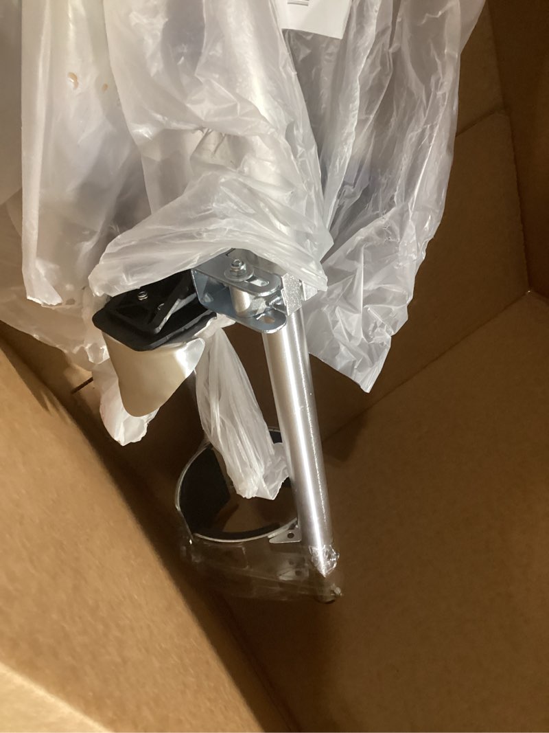Condition photo showing Good Condition for 24-40 inch aluminum alloy drywall stilts with sliver for working at high places (silver,24-40 inch) 24-40 inch silver