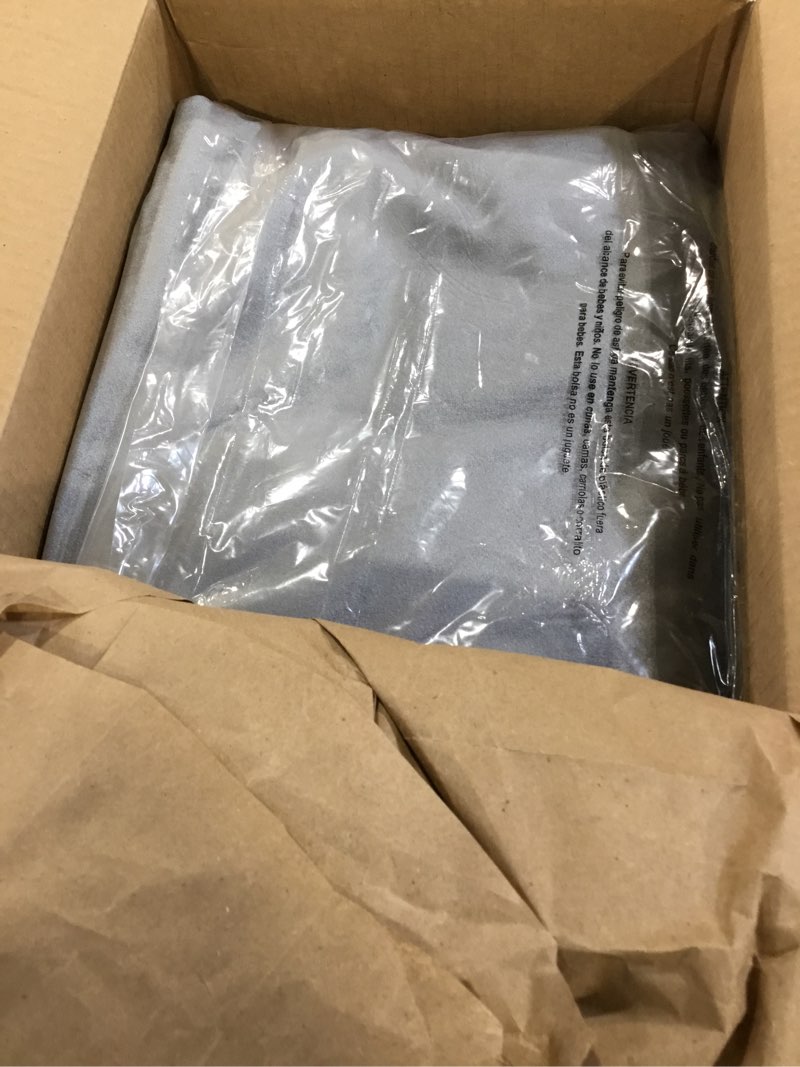 Condition photo showing Good Condition for Exclusive Home Curtains Velvet Heavyweight Grommet Top Curtain Panel Pair, 54x108, Soft Grey, 2 Count