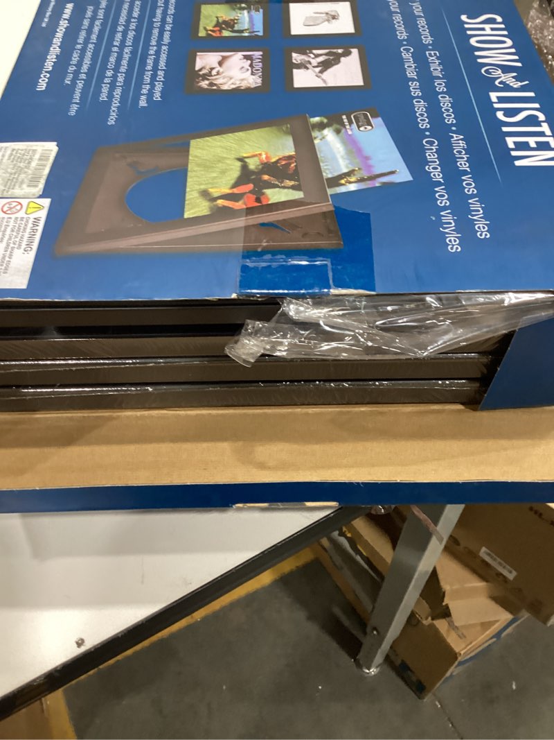 Condition photo showing Good Condition for Show and Listen Album Cover Display Frame, Flip Frame Displays Vinyl Records (Four Pack, Black)