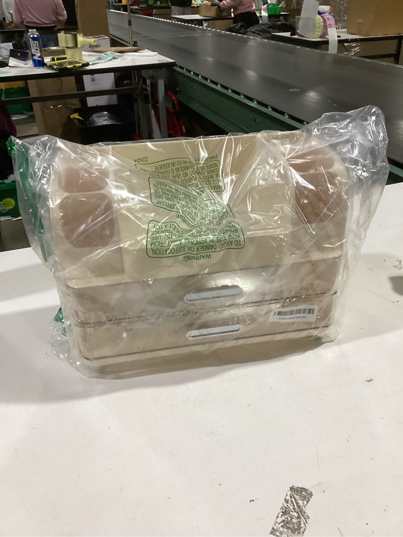 Condition photo showing New/Like New for HBlife Makeup Organizer for Vanity with Brush Holder, Large Bathroom Countertop Cosmetic Organizer S