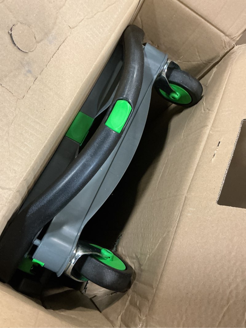 Condition photo showing Good Condition for clax® the original | made in germany | multi use functional collapsible carts | mobile folding trolley | shopping cart with storage crate | platform truck (green)