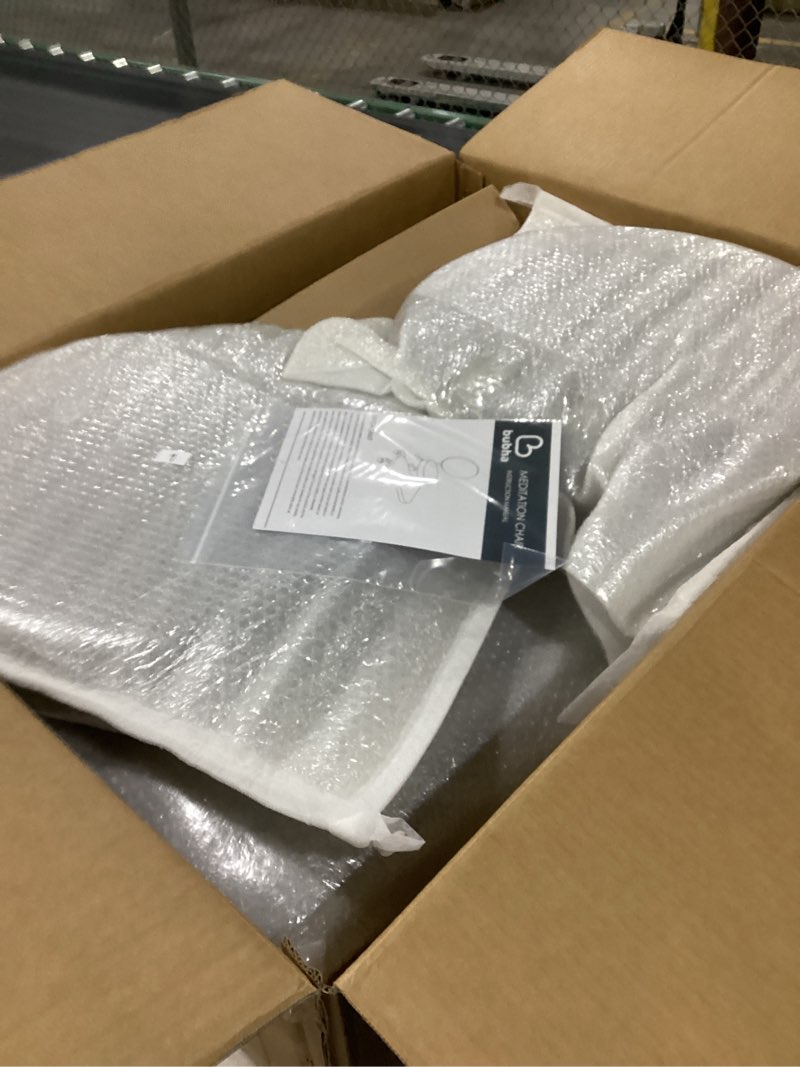 Condition photo showing New/Like New for Bubha Meditation Chair Plus, Cross Legged Chair with Wheels, ADHD Chair, Criss Cross Desk Chair with Lumbar Support and Adjustable Stool, Flexible Design for Fidgety Sitters, Black