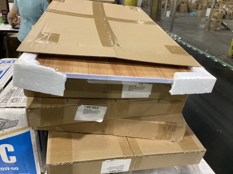Condition photo showing New/Like New for lap desk, breakfast lap tray with foldable legs, portable lap standing desk, notebook stand reading holder for reading book, watching movie on bed/couch-walnut