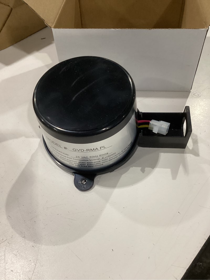 Condition photo showing As Is for GVD RMA PL Vent Damper Motor, 46491600 Boiler Damper Motor Compatible with Field Controls, 381-800-476 GMA-PL Vent Damper Motor Replaces GVD-6?GVD-5 Model Dampers
