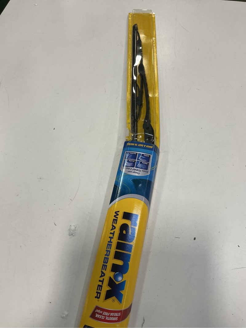 Condition photo showing As Is for incomplete 1 pack Rain-X 820149 WeatherBeater Wiper Blades, 22\" Windshield Wipers (Pack of 2), Automotive Replacement Windshield Wiper Blades That Meet Or Exceed OEM Quality And Durability 22\" and 22\" Pack of 2