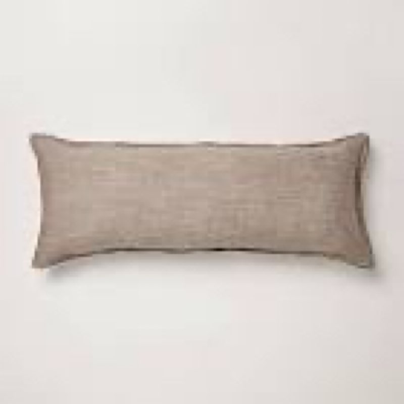 14"x36" oblong throw pillow brown - hearth & hand™ with magnolia