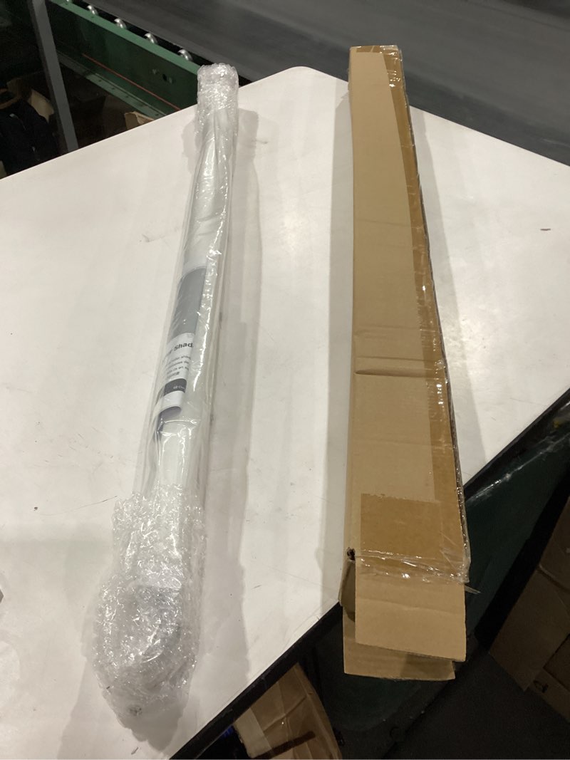 Condition photo showing New/Like New for LazBlinds No Tools No Drill Cordless Roller Shades, Light Filtering Roller Blinds for Windows, Thermal Insulated UV Protection Roll Up Window Blinds and Shases, 34'' W x 72'' H, White White-light Filtering 34'' W x 72'' H