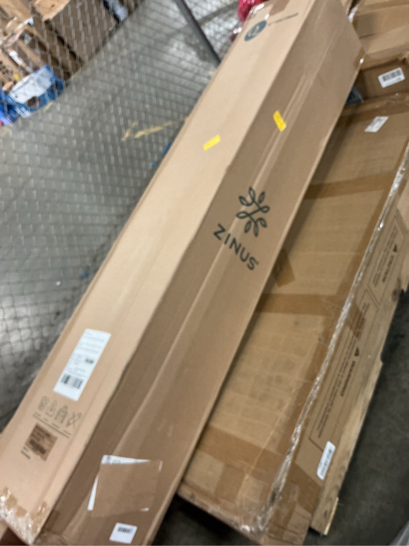 Condition photo showing New/Like New for zinus 10 inch queen green tea memory foam mattress [new version], fiberglass free, medium firm feel, zoned pressure relief, certified safe foams & fabric, mattress in a box
