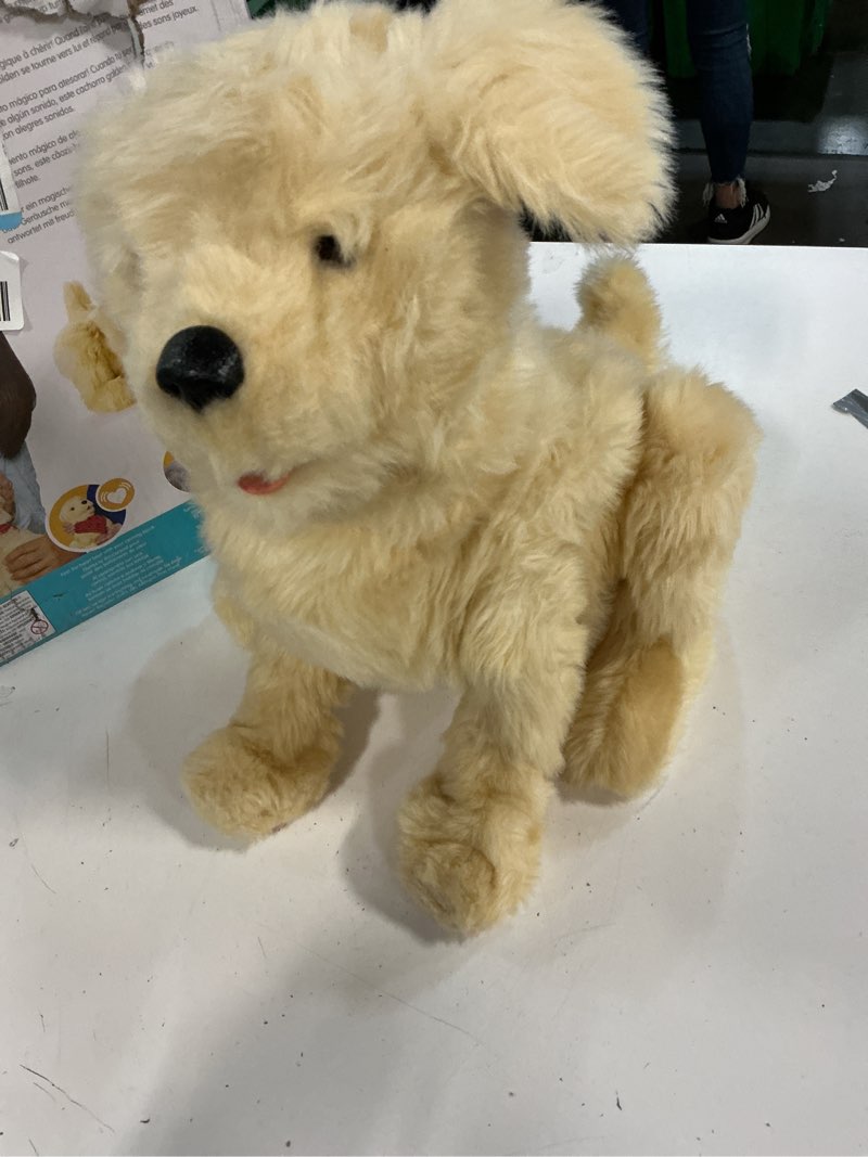 Condition photo showing Good Condition for ( incomplete ) joy for all ageless innovation companion pet for seniors - lifelike animatronic dog - realistic soft-touch coat & heartbeat - therapy stuffed animal - toy for alzheimer's & dementia - golden pup brown
