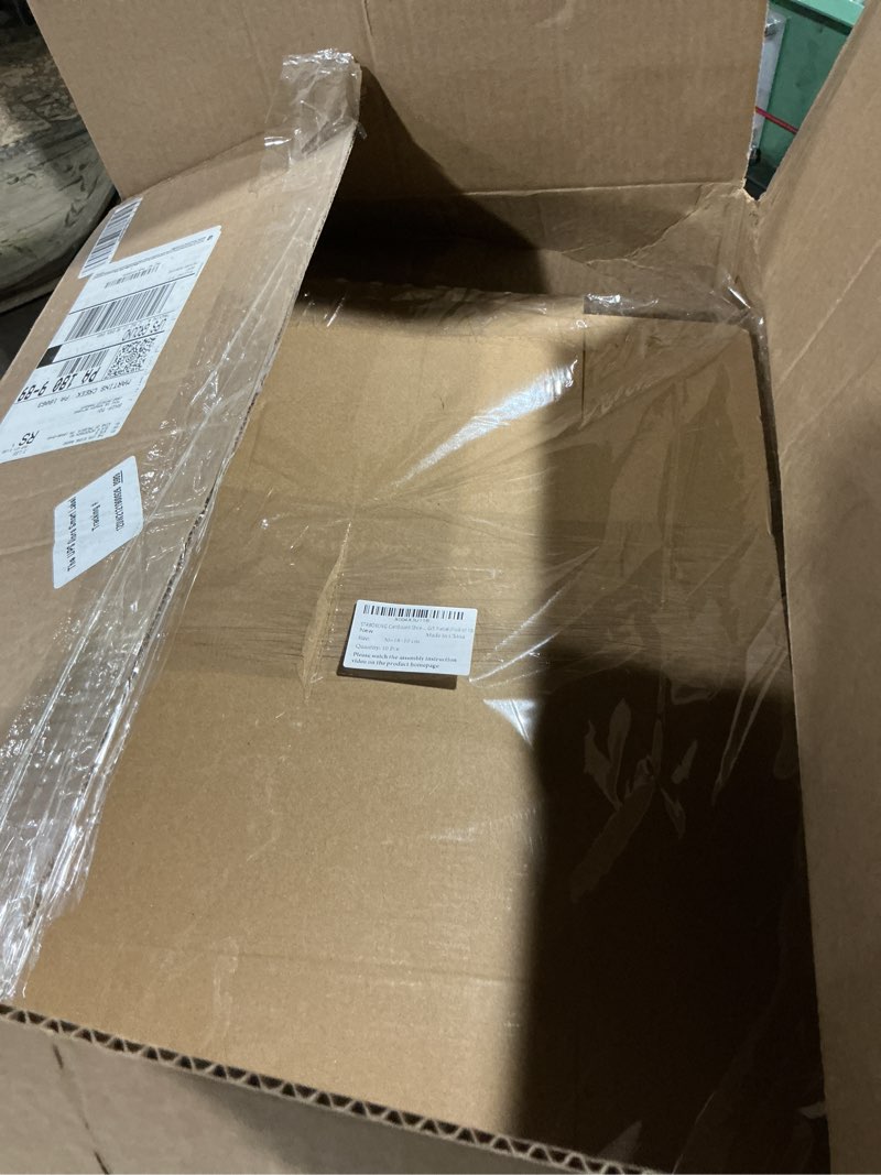 Condition photo showing Good Condition for cardboard shoe boxes with lid, 11.81x7.08x3.94, multi-purpose storage box for home office organization containers, foldable cardboard carton, gift parcel (pack of 10)