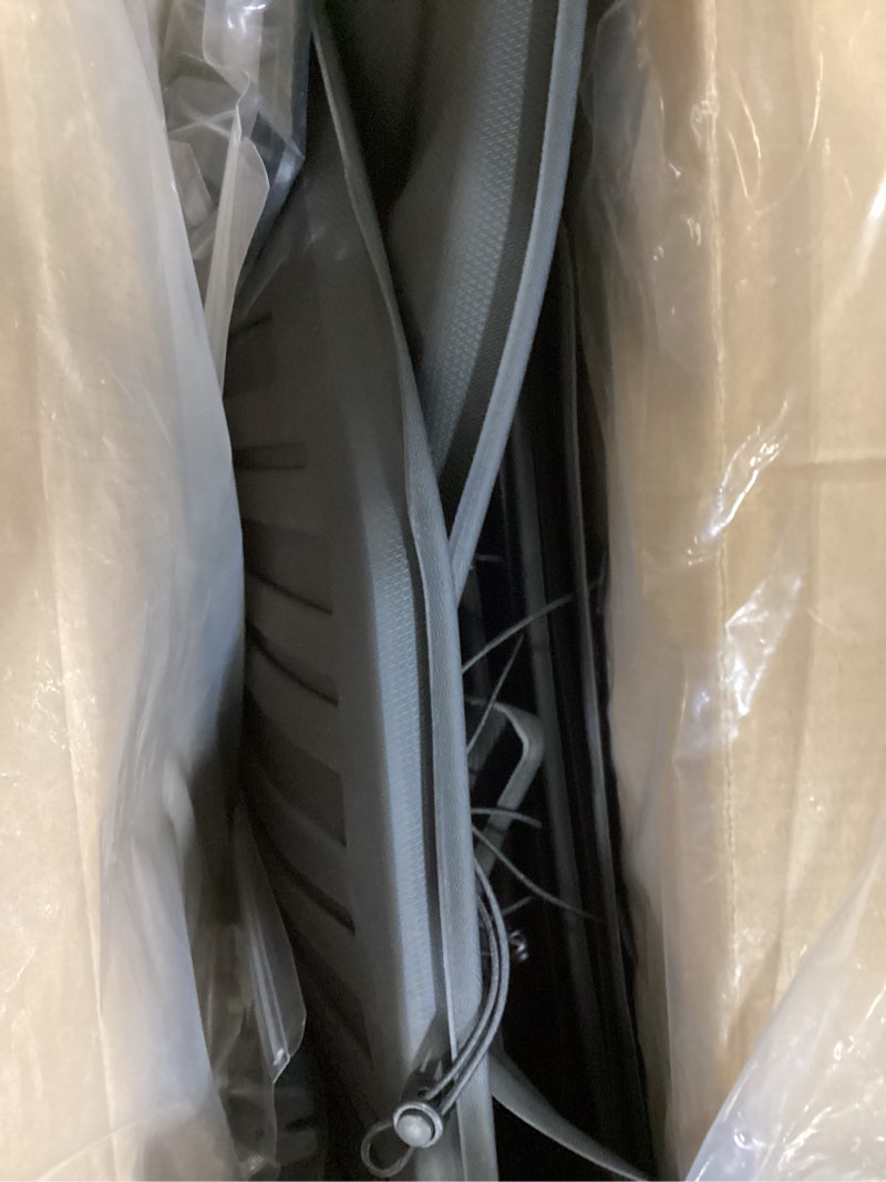 Condition photo showing Good Condition for floor mats for 2018-2025 2026 volkswagen atlas 7 passenger bench seating (not for cross sport), all weather tpe durable cargo mat with backrest mats for vw atlas accessories black floor mats set