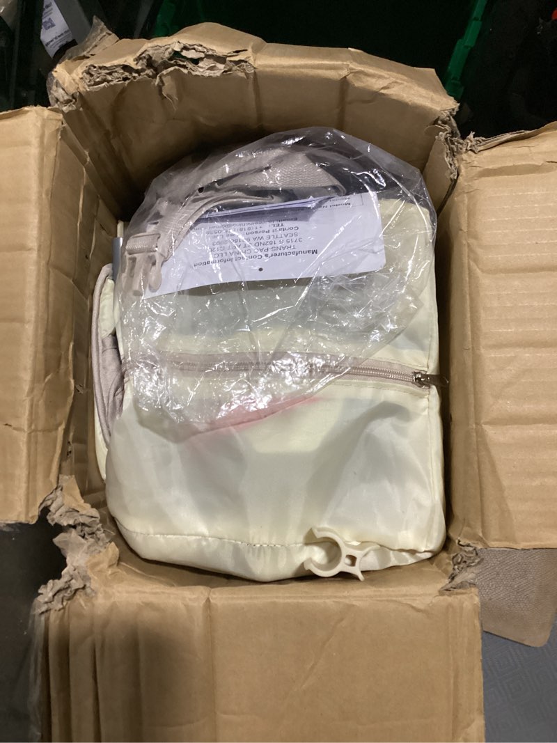 Condition photo showing As Is for 4 in 1 baby bassinet,pack and play,bedside crib sleeper,baby bassinets bedside sleeper with diaper changer, mosquito net,bottom storage and toy bar for newborn to toddles (beige)