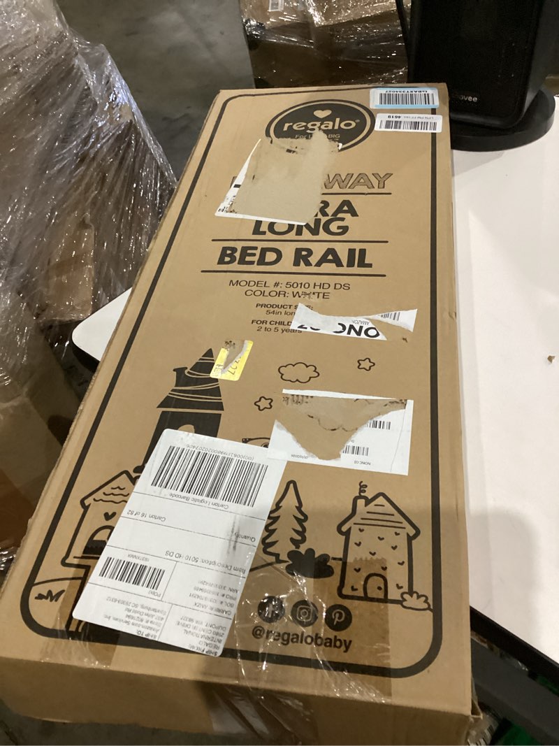 Condition photo showing Good Condition for Regalo Hideaway 54-Inch Extra Long Bed Rail Guard, with Reinforced Anchor Safety System, 54” L x 20” H, For ages 2 - 5 years 54 Inch Hideaway