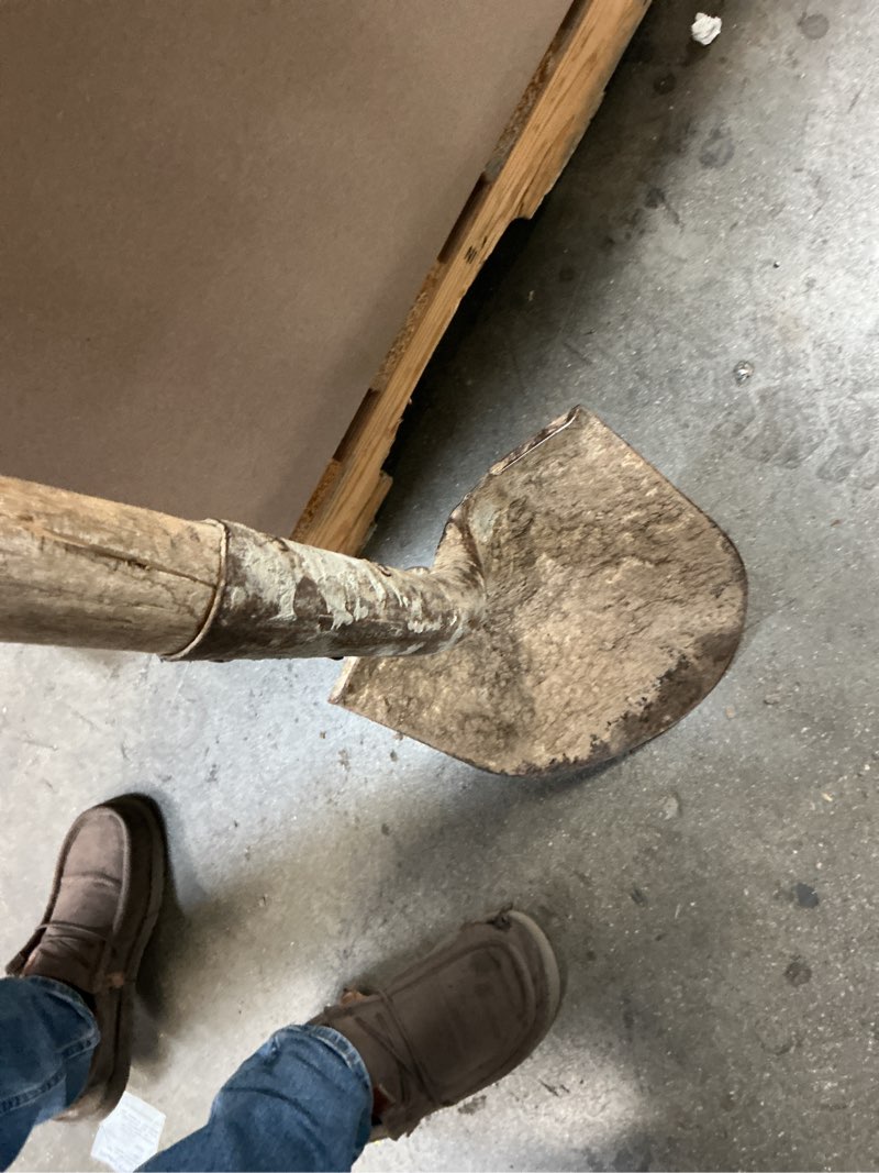 Condition photo showing As Is for shovel