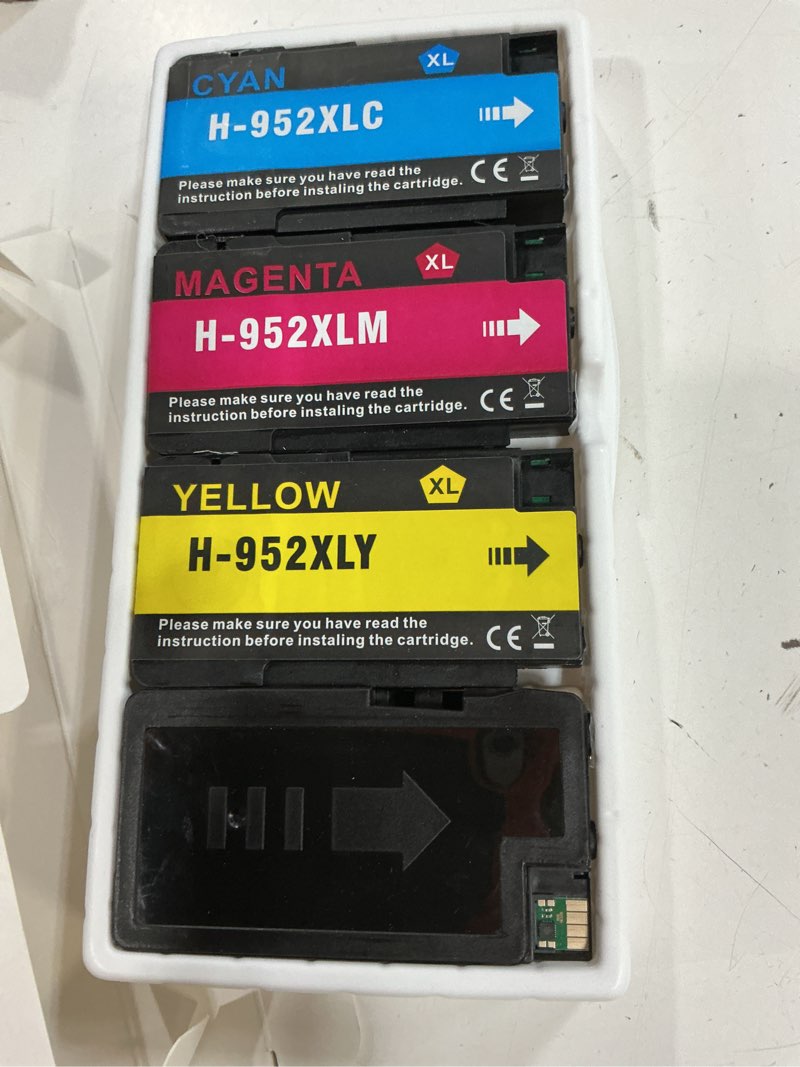 Condition photo showing Good Condition for compatible ink cartridge replacement for hp 952xl 952 xl ink cartridges combo pack to use with hp officejet pro 8710 7740 8720 8715 8210 8703 8702 printers (black cyan magenta yellow) 952xl black cyan yellow magenta