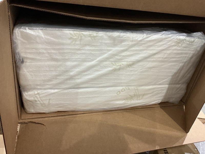 Condition photo showing Good Condition for inofia twin folding mattress, 6 inch trifold memory foam mattress with ultra soft removable cover, non-slip bottom & breathable mesh sides, foldable & portable - twin size (78" x 38" x 6") twin 6 inch