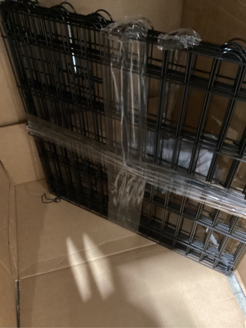 Condition photo showing Good Condition for midwest homes for pets 36-inch icrate for medium-large breeds, 41-70 lbs, single door folding dog crate with divider panel, leak-proof tray & secure latches, portable, durable & easy to assemble