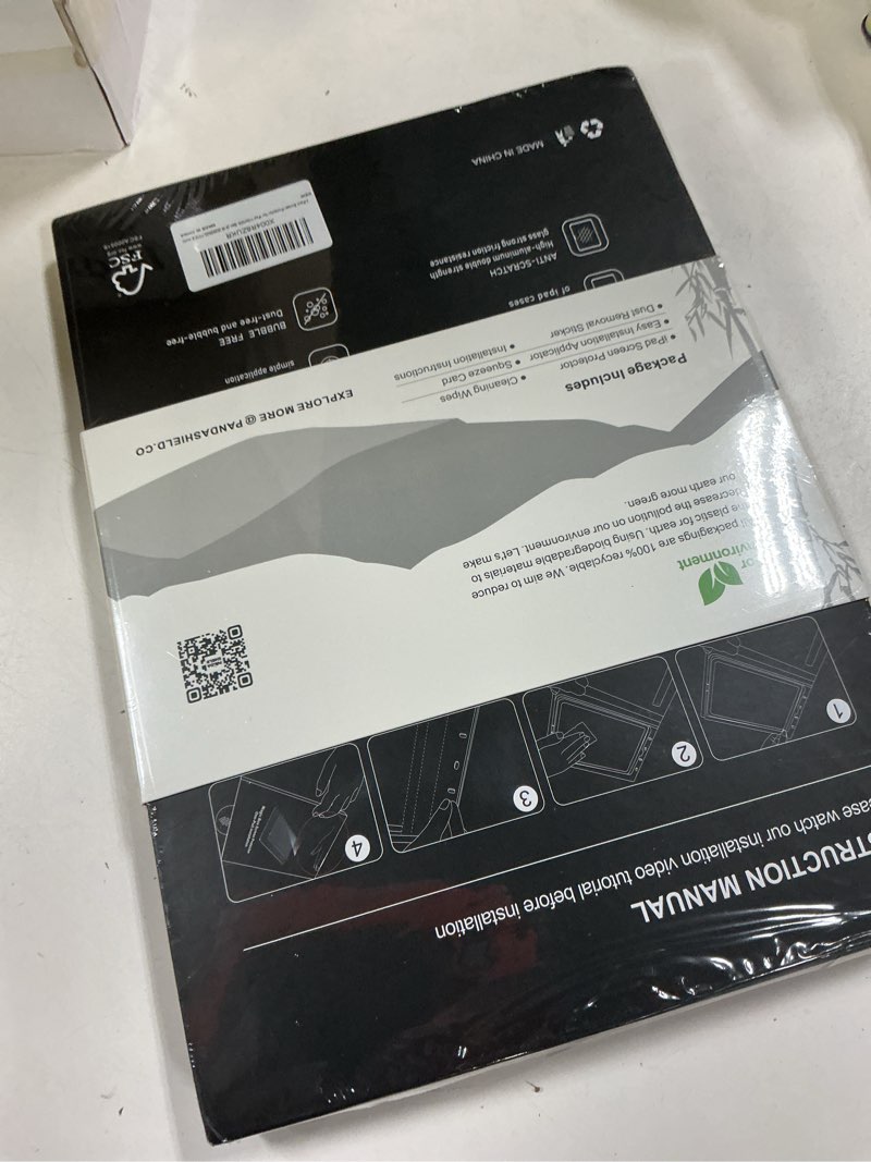 Condition photo showing Good Condition for PandaShield 2 Pack for iPad 11th/10th Gen.(A16 2025/2022,11/10.9 inch)9H+ Tempered Glass Screen Protector with Easy-Install[12FT Grade Shatterproof]Apple Pencil Compatible,HD Clarity,Scratch Resistant HD Clear iPad (A16) 11th/10th Gen.(2025/2022)