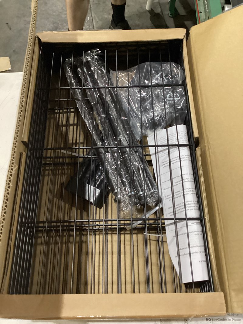 Condition photo showing New/Like New for bestoffice wire shelving cart unit 3 shelves shelf rack layer tier black