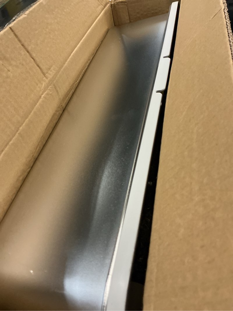 Condition photo showing Good Condition for stainless steel cat litter box, extra large xl odor free metal litter box with high sides lid, open top litter pan include scoop easy cleaning kitty cat box anti-urine leakage, non-sticky light grey x-large
